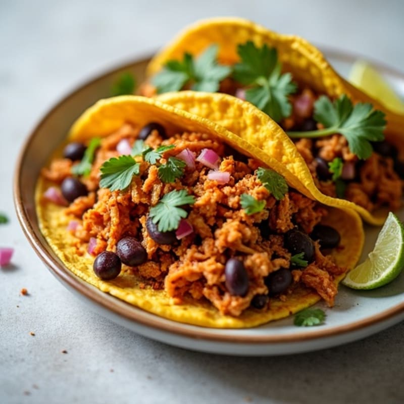 Smoky Shredded Jackfruit Tacos