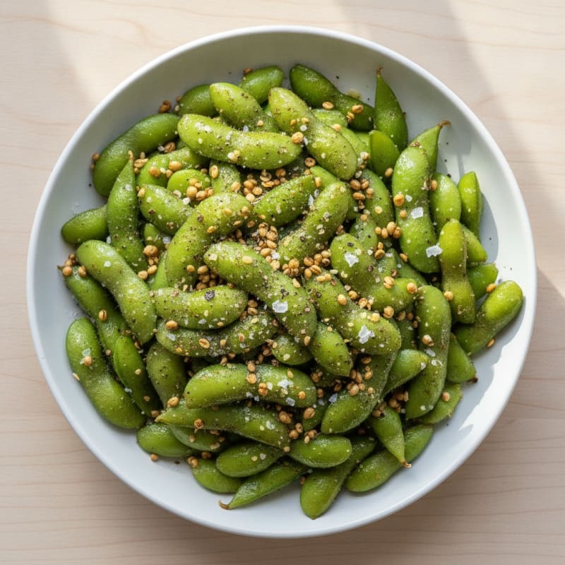Protein-Packed Steamed Edamame Bowl