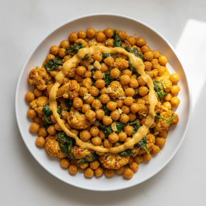 Roasted Vegetable and Chickpea Curry