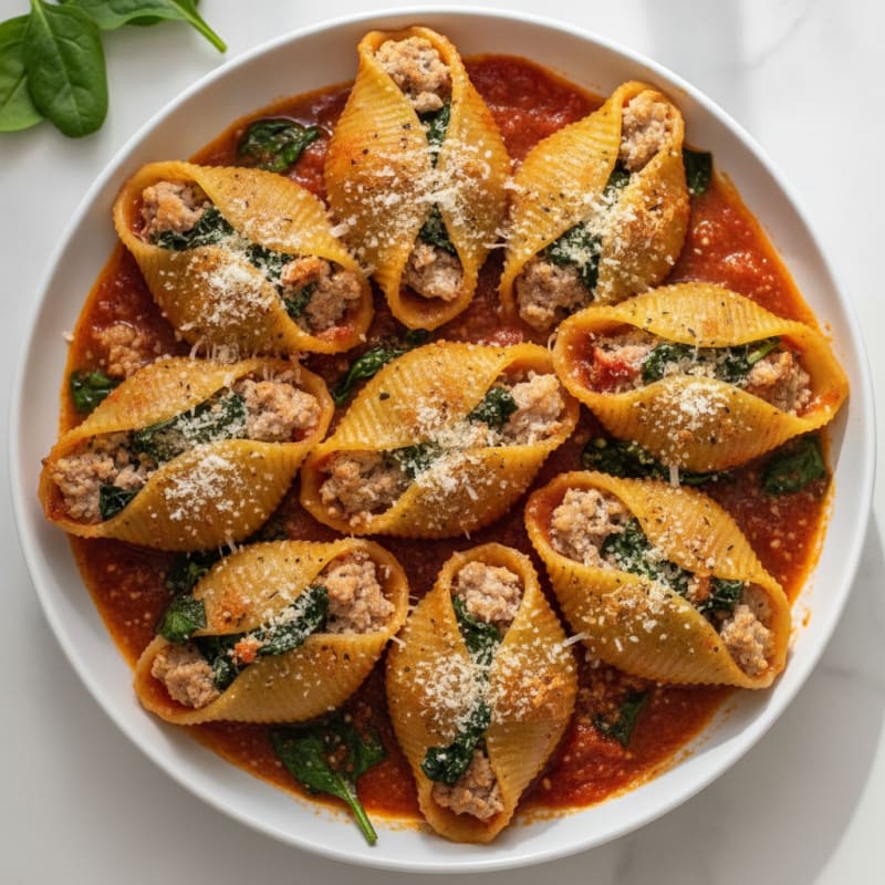 Spinach & Ricotta Stuffed Shells
