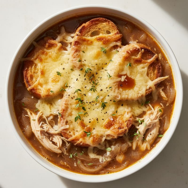 Caramelized Onion and Gruyere Soup