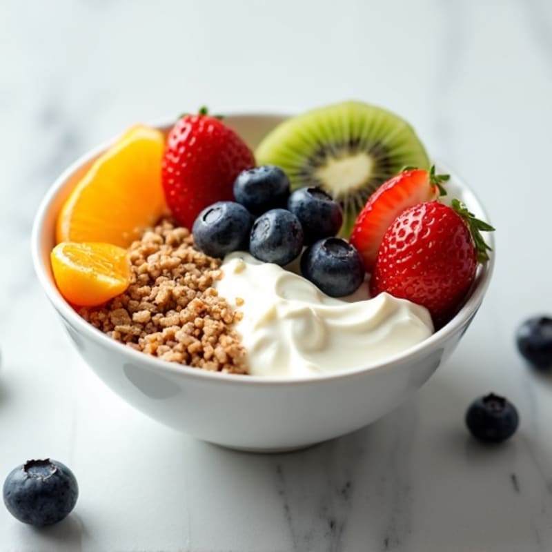 Fresh Vibrant Mixed Fruit Bowl