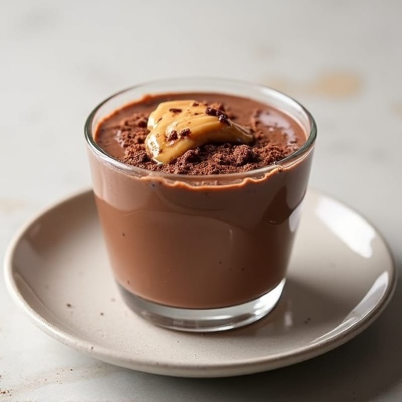 Silky Chocolate Protein Pudding with Greek Yogurt