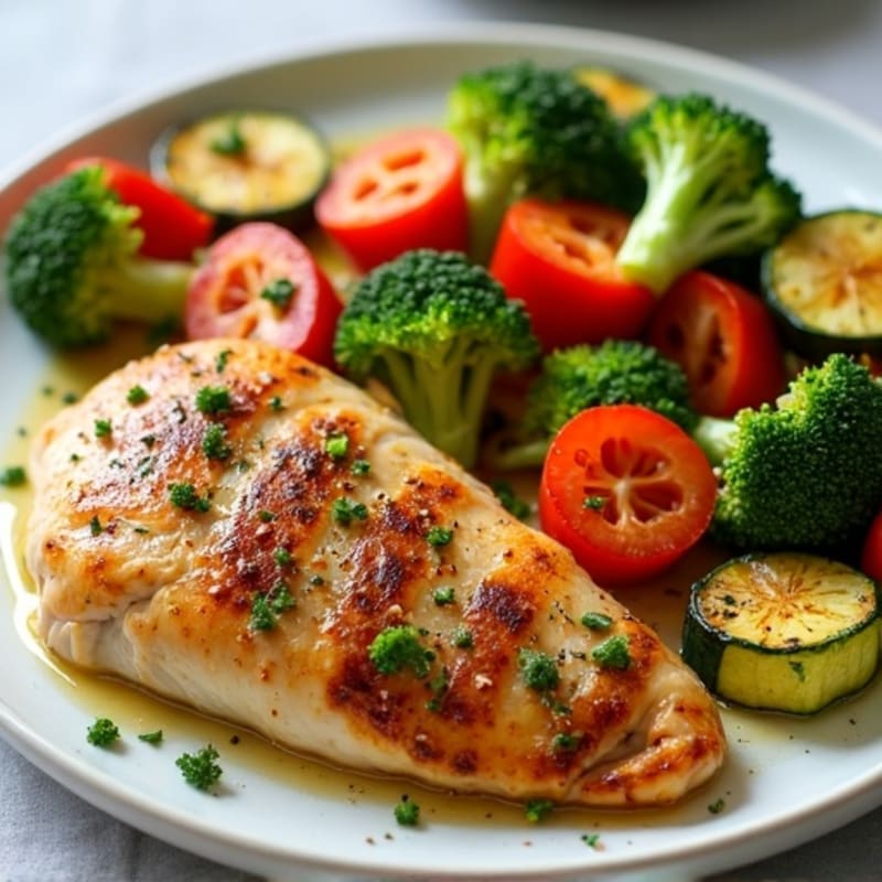 Sheet Pan Lemon Herb Chicken and Roasted Vegetables