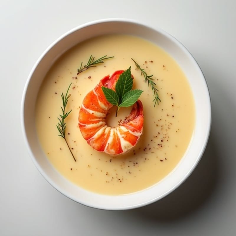 Silky Cauliflower Lobster Bisque