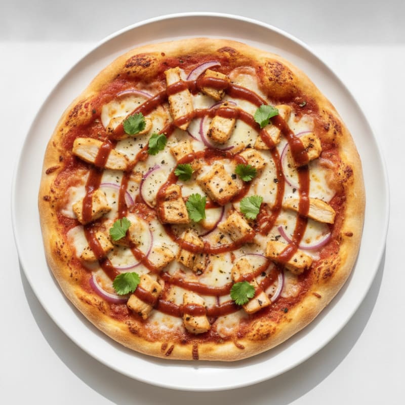 High-Protein BBQ Chicken Pizza