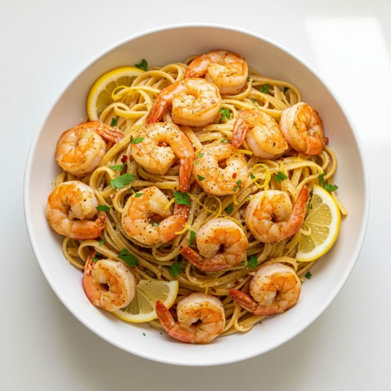 Zesty Garlic Butter Shrimp Scampi