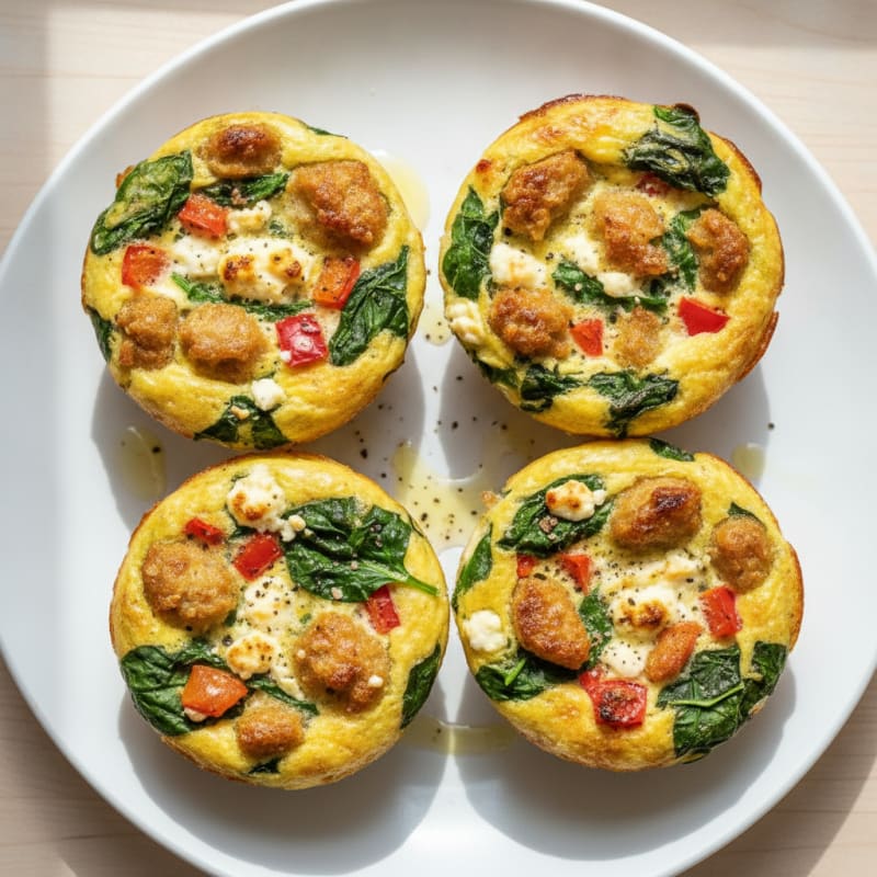 Savory Egg and Vegetable Baked Cups