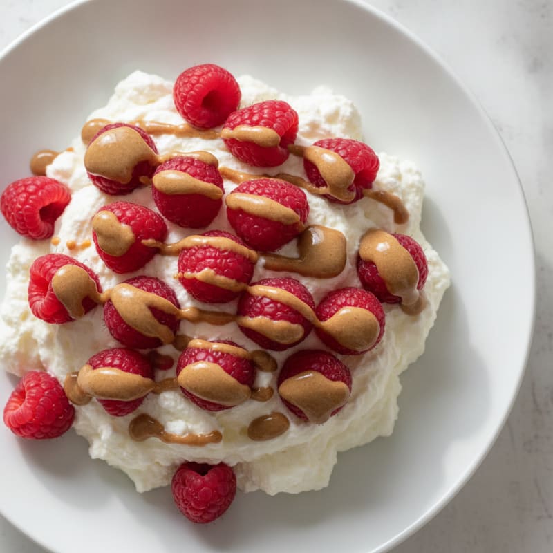 Silky Greek Yogurt Protein Mousse with Berries