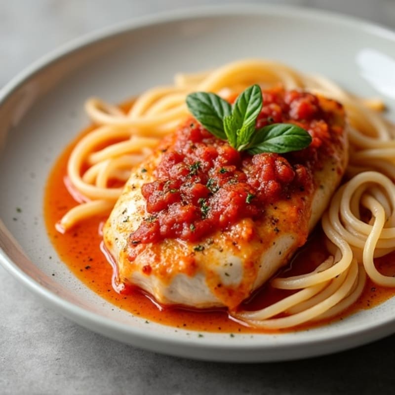 Chicken with Creamy Spiced Tomato Sauce