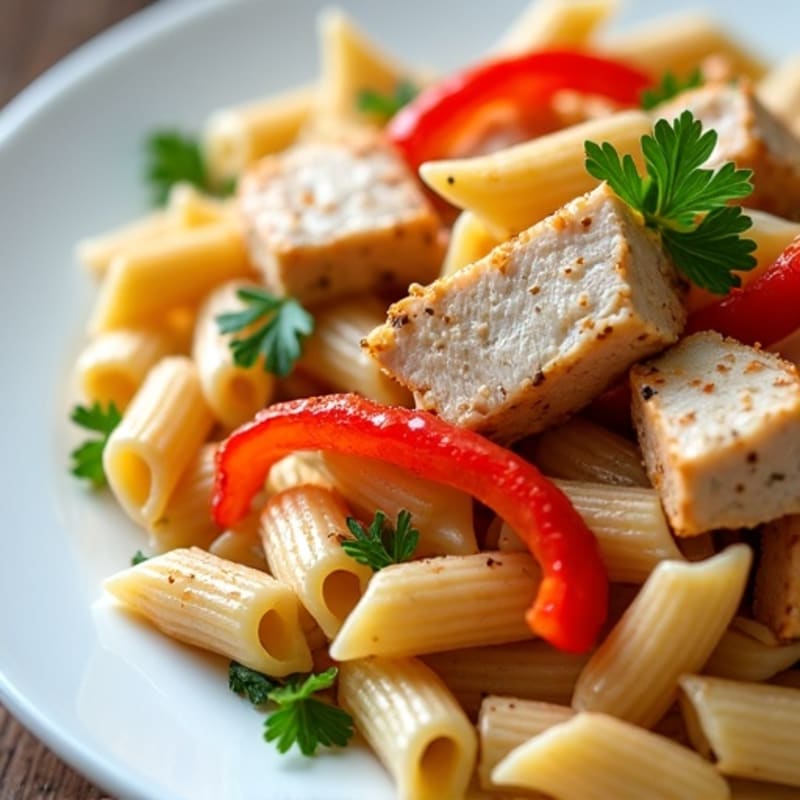 Creamy Cajun Chicken Pasta with Bell Peppers