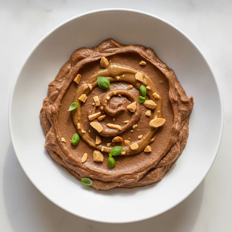 Creamy Vegan Protein Pudding with Almond Butter
