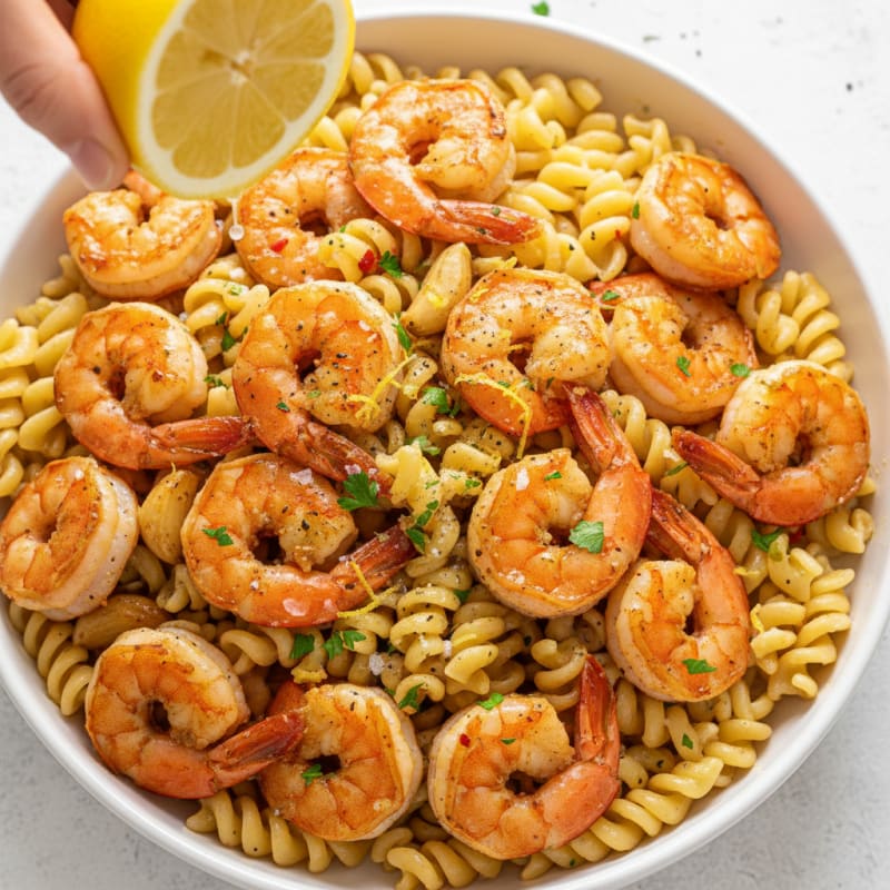 Garlic Butter Shrimp Scampi Pasta