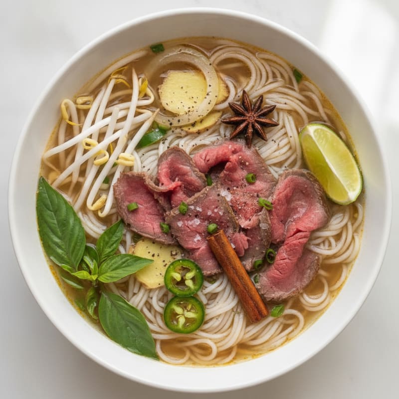 Beef Pho Noodle Soup