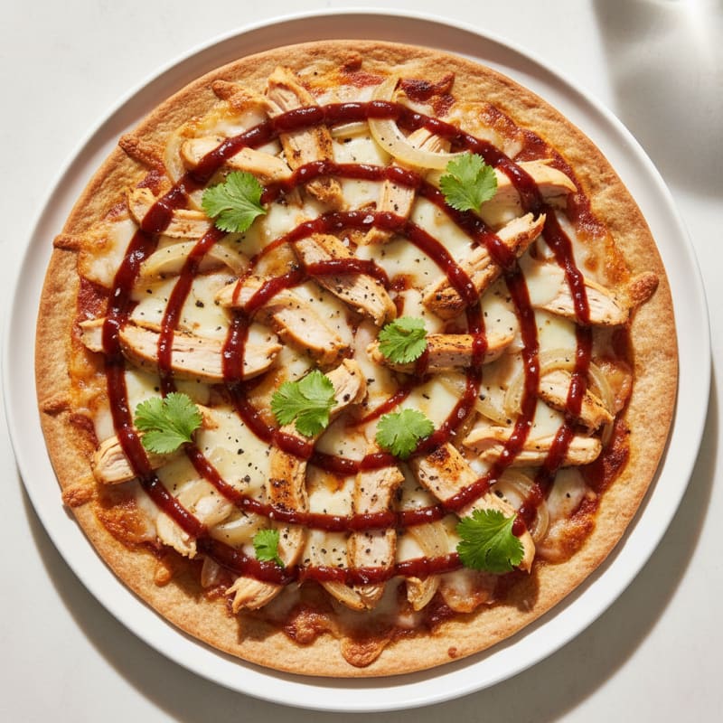 Smoky BBQ Chicken and Caramelized Onion Pizza