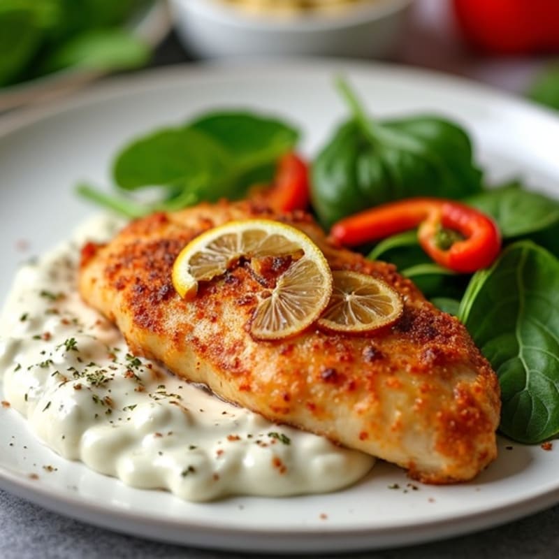 Healthy Creamy Spiced Chicken