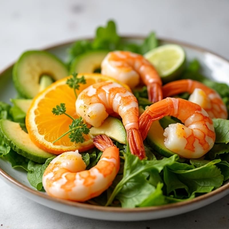 Fresh Citrus Shrimp with Creamy Avocado