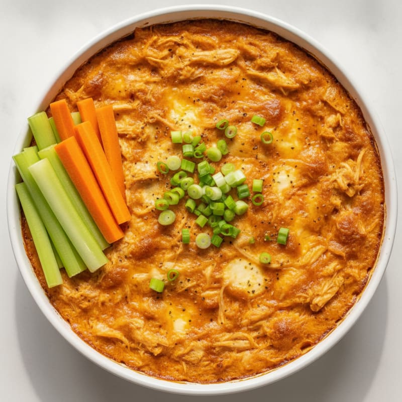Clean Buffalo Chicken Dip
