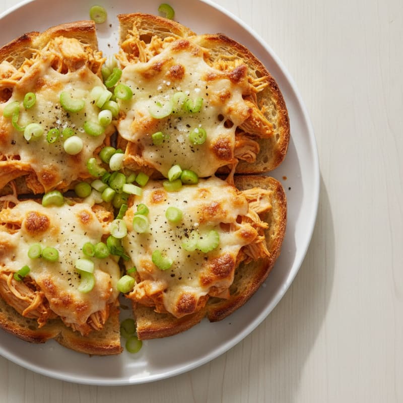 Buffalo Chicken Garlic Bread