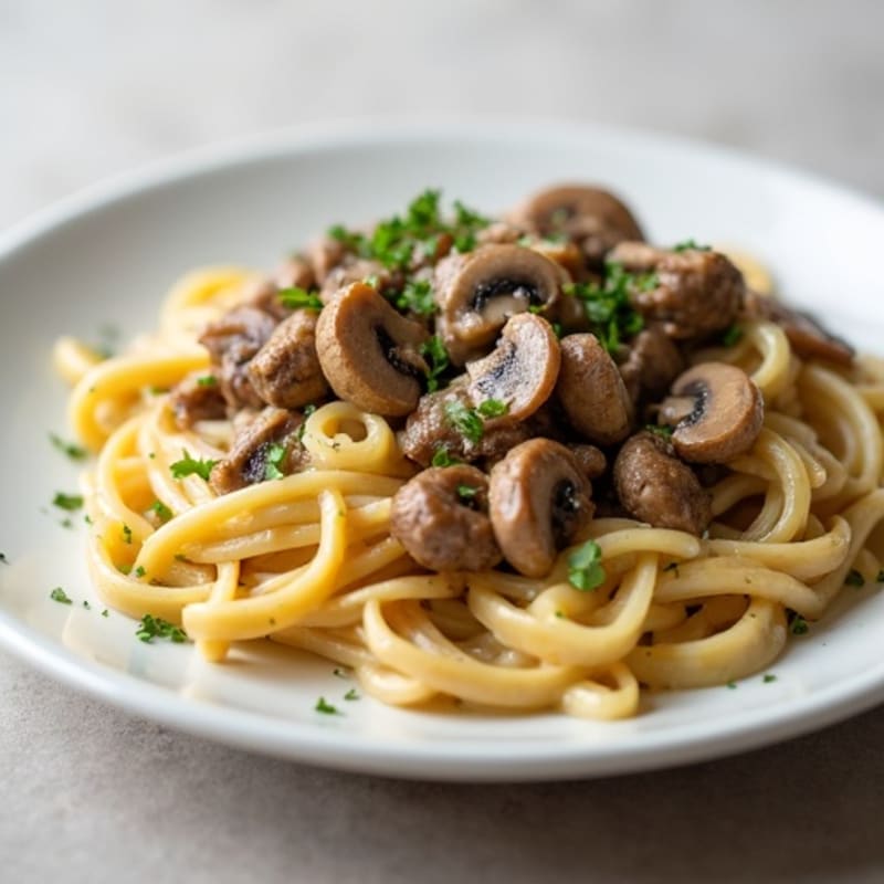 Lean Beef Creamy Mushroom Stroganoff