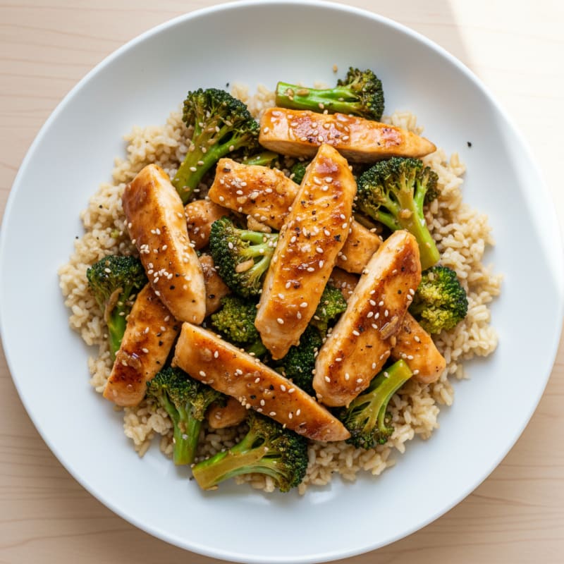 Teriyaki Chicken and Broccoli Stir-Fry