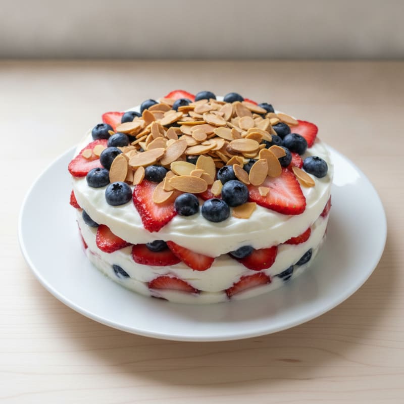 High-Protein Yogurt Parfait with Berries