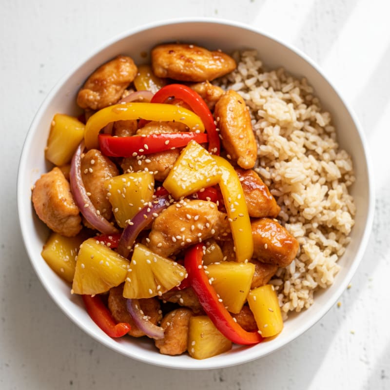 Sweet and Sour Chicken with Pineapple