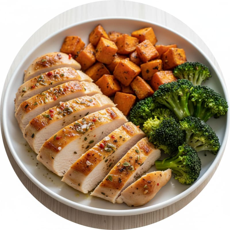 Golden Herb-Roasted Chicken Breast