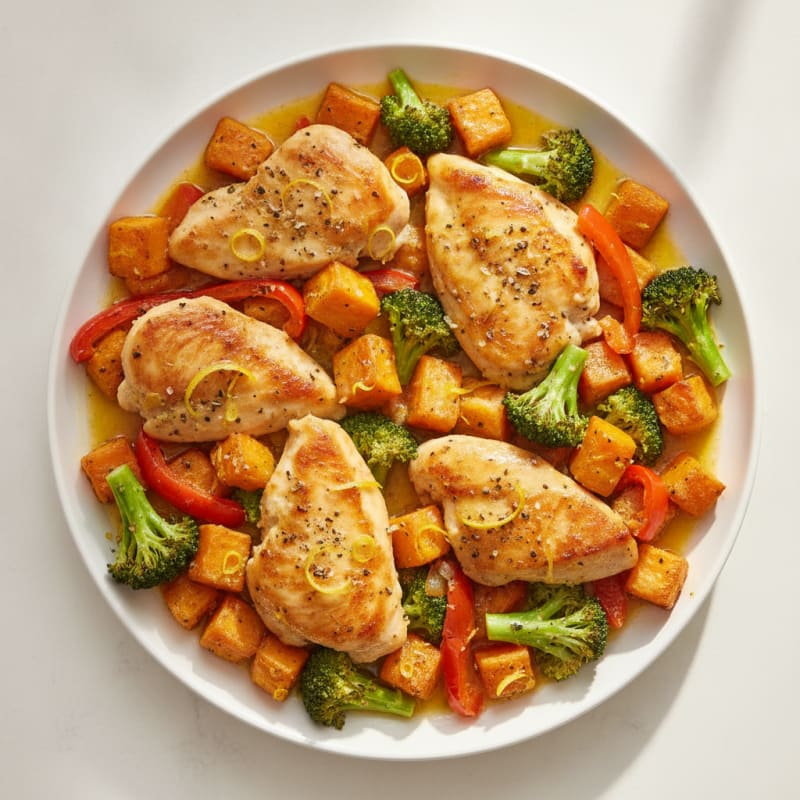 Sheet Pan Lemon Herb Chicken
