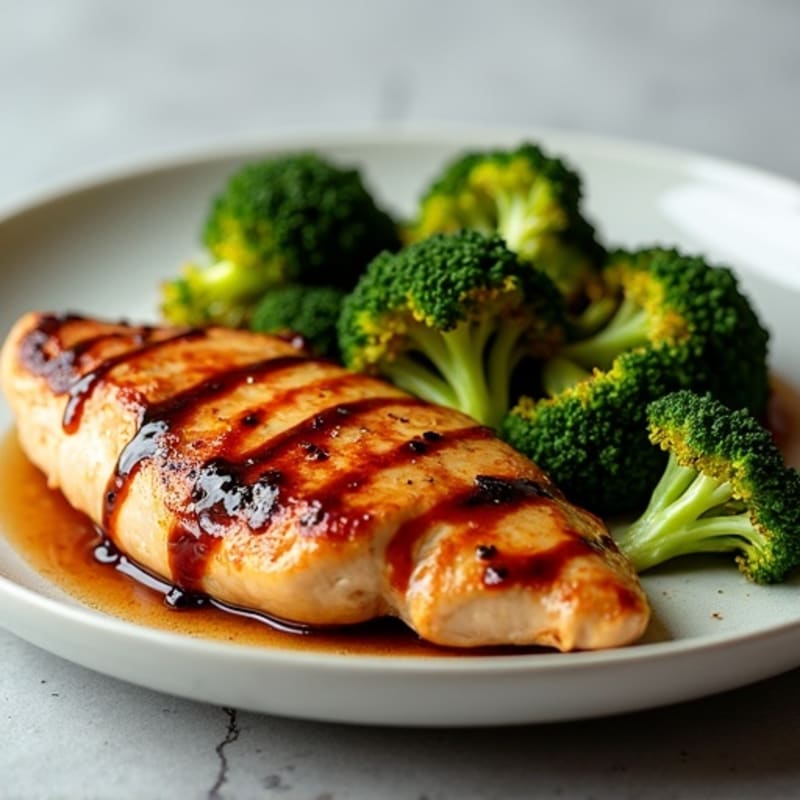 Sticky Teriyaki Chicken with Roasted Broccoli