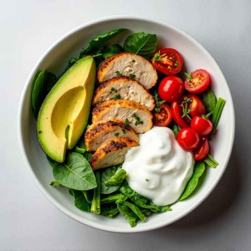 Creamy Avocado Chicken Power Bowl