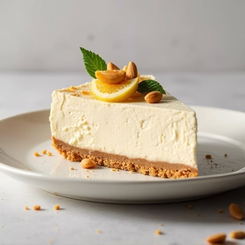 Creamy Greek Yogurt Protein Cheesecake