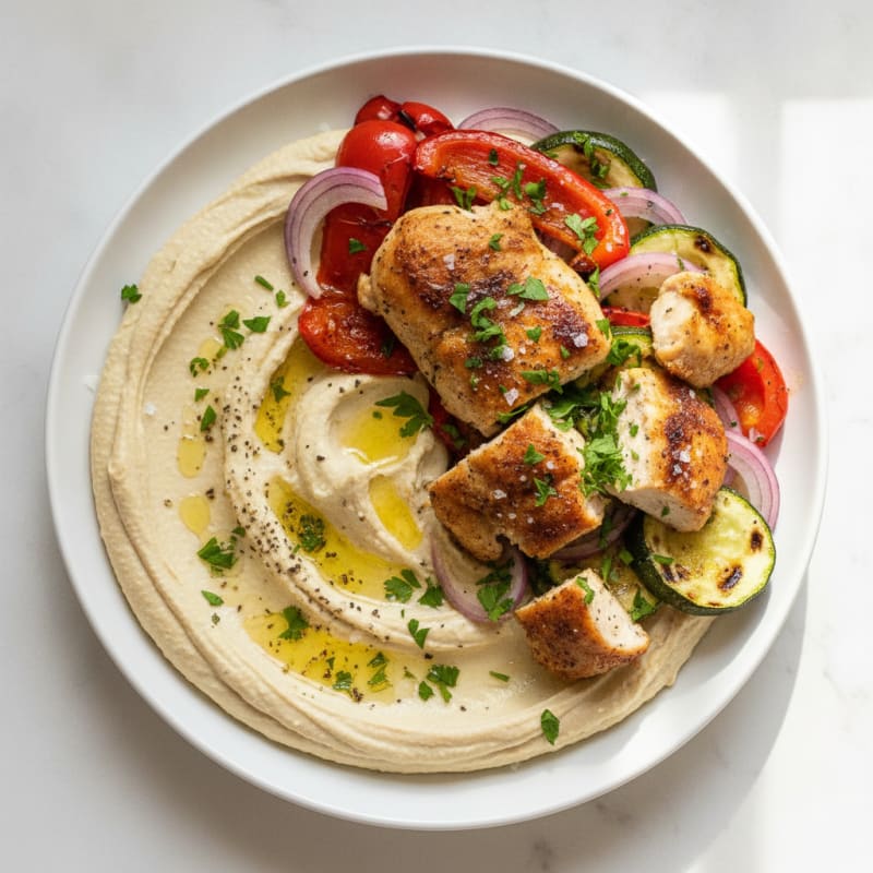 Mediterranean Hummus Platter