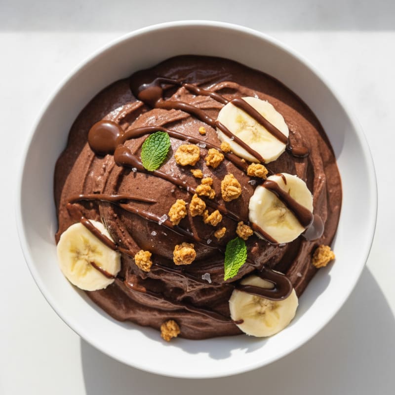 High-Protein Chocolate Ice Cream