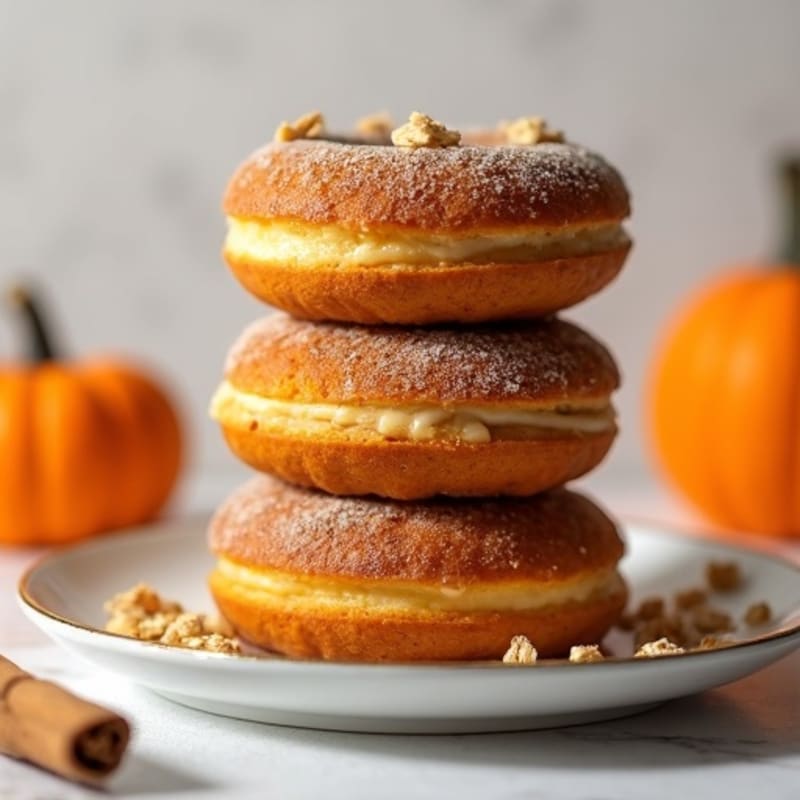 Protein-Packed Baked Pumpkin Spice Donuts