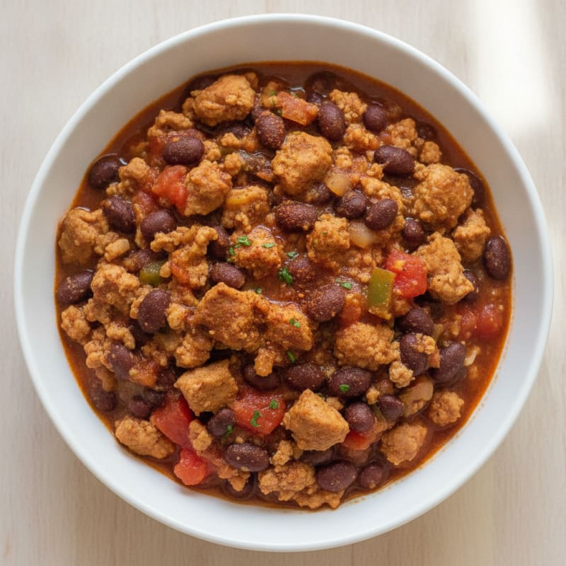 Turkey and Black Bean Chili
