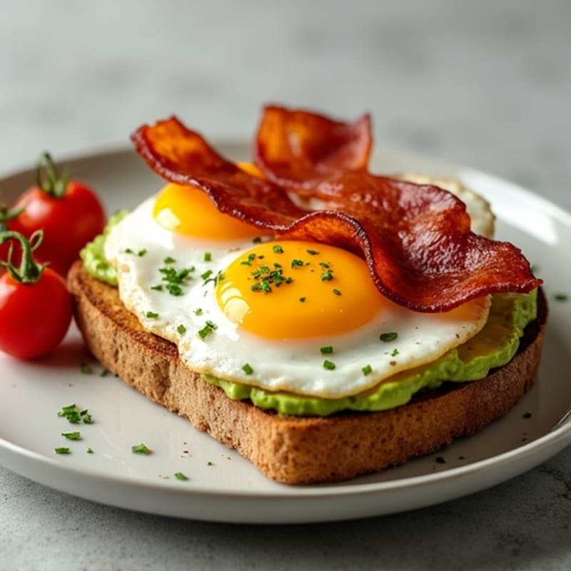Crispy Turkey Bacon Avocado Toast