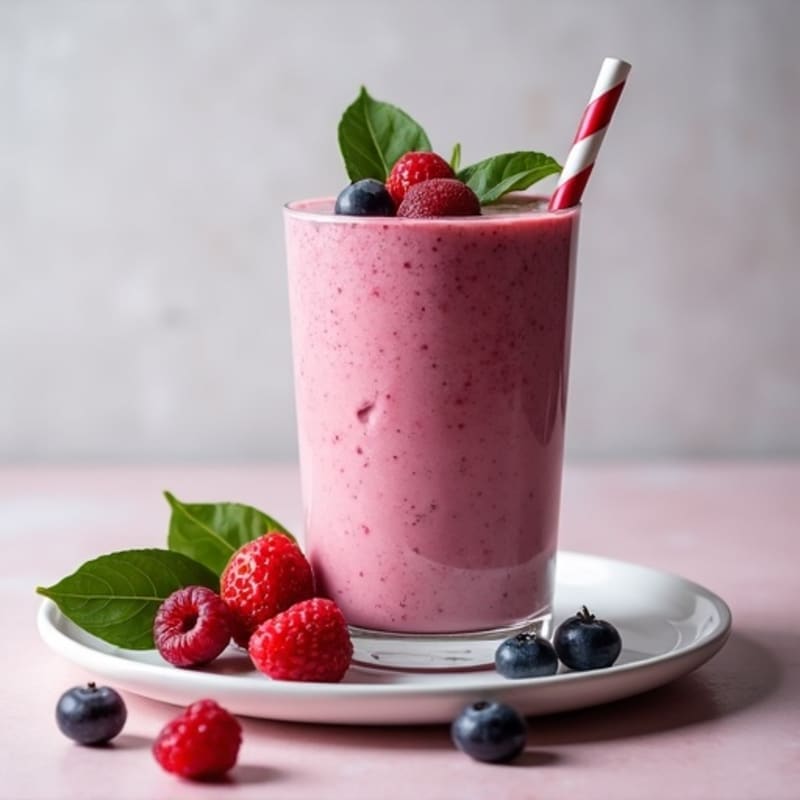 Creamy Protein-Packed Berry Smoothie