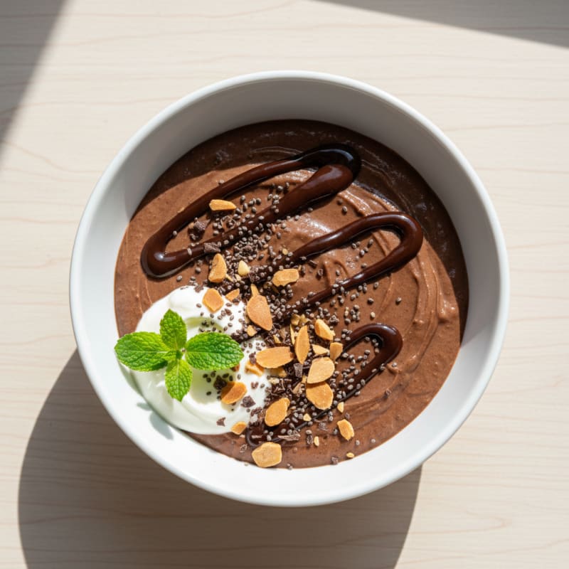 Silky Chocolate Protein Pudding