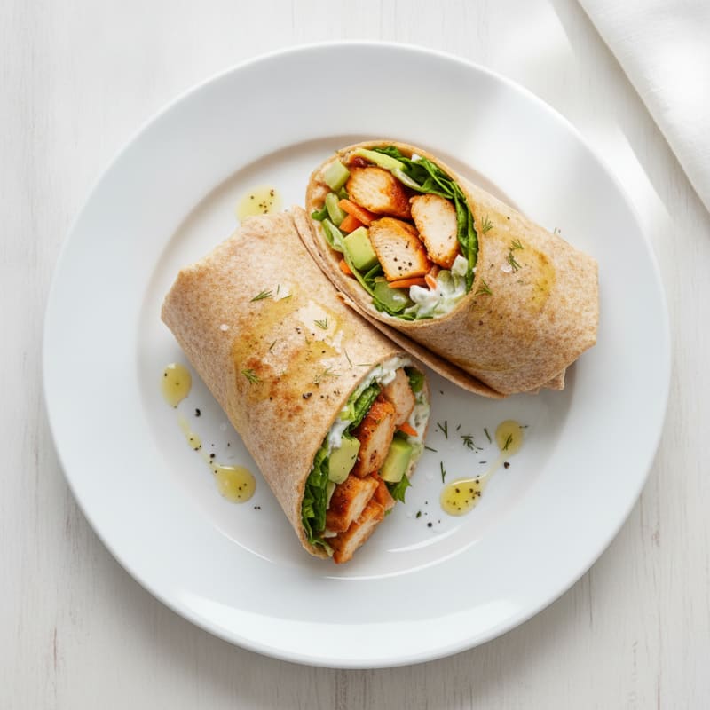 Buffalo Ranch Chicken Wrap