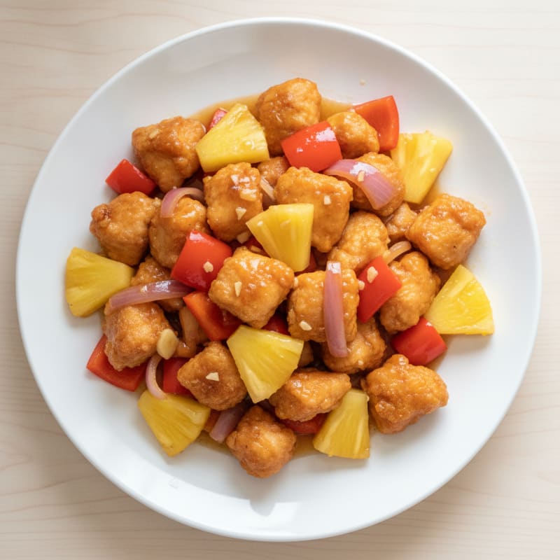 Sweet and Sour Chicken with Pineapple