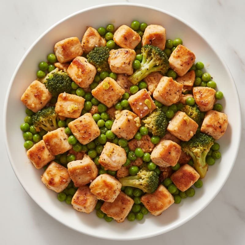 Chicken and Pea Stir-Fry