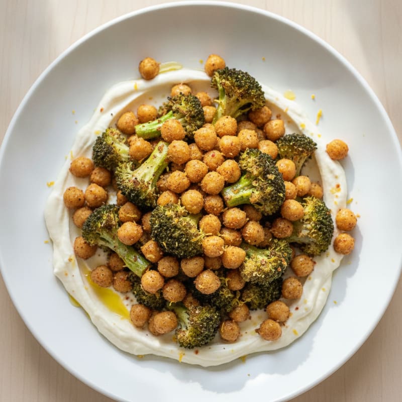 Roasted Vegetable and Chickpea Bowl