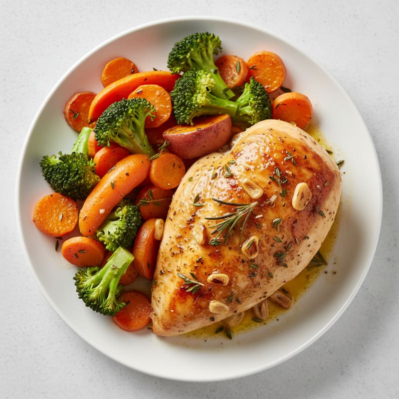 Garlic Herb Roasted Chicken
