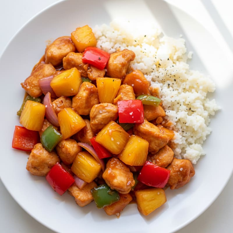 Sweet and Sour Chicken with Pineapple