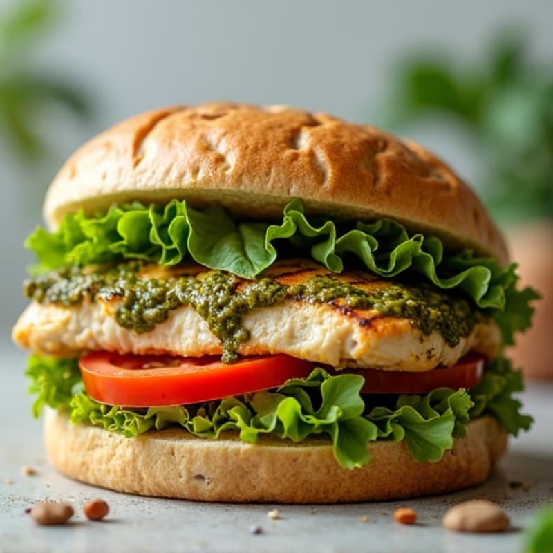 Grilled Pesto Chicken Sandwich