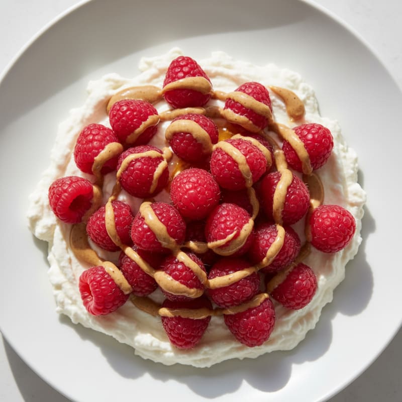 Silky Greek Yogurt Protein Mousse with Berries