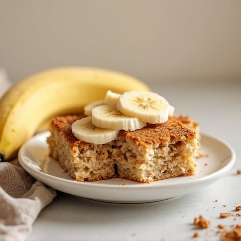 Moist Protein-Packed Banana Baked Oatmeal