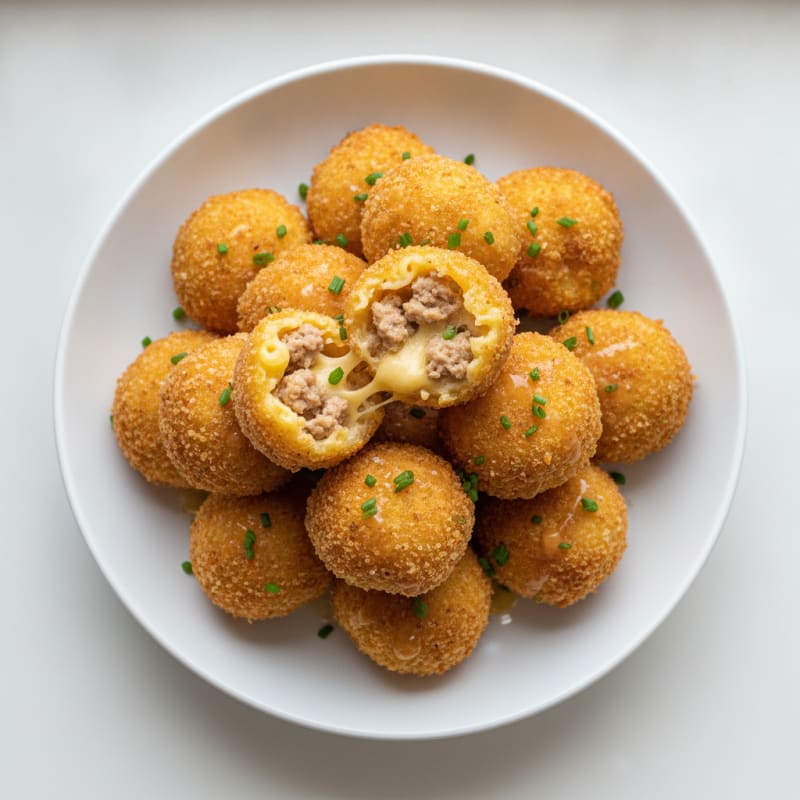 Deep-Fried Mac & Cheese Balls
