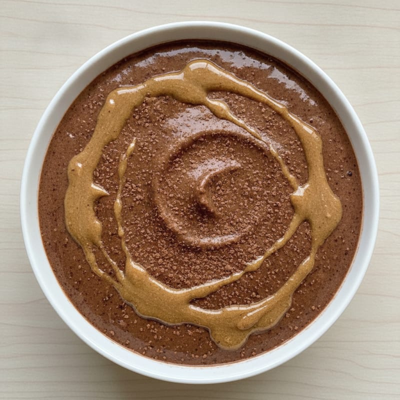 Chocolate Protein Smoothie Bowl with Almond Butter